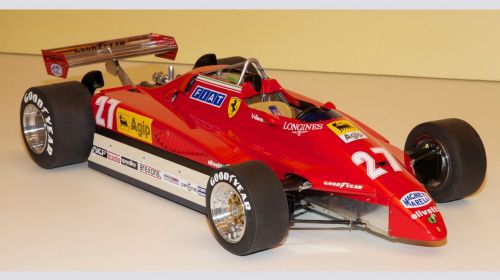 The Ferrari 126C2 Formula 1 car - 1/8 scale